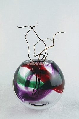 Skleněná váza "NEBULA BALL" kolekce Galaxie - obrázek