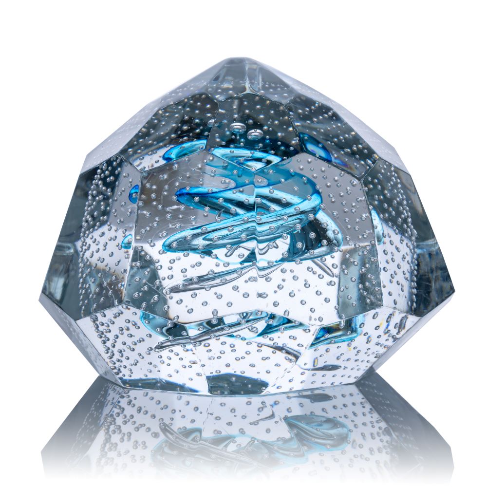 Diamant "Cold bubbles" - broušený objekt - obrázek