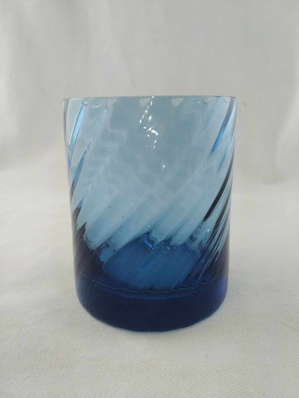 Sklenice modrá  - Doprodej - obrázek