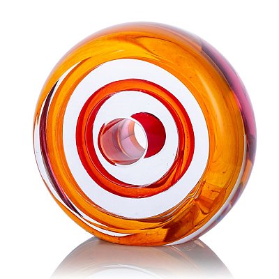 Skleněný objekt "RING" - obrázek