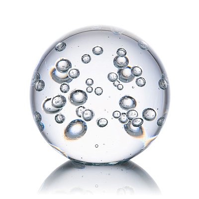 Skleněné těžítko bubliny - obrázek