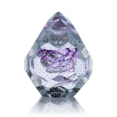 Diamant "Light purple" - broušený objekt - obrázek