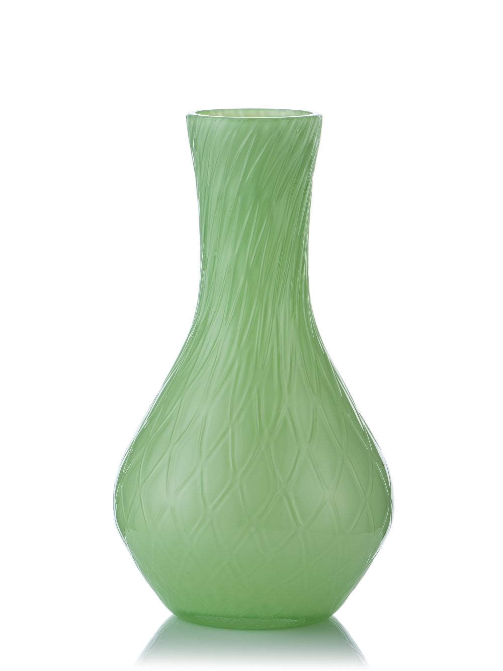 Skleněná váza z kolekce Diamant CLASSIC Light green - obrázek