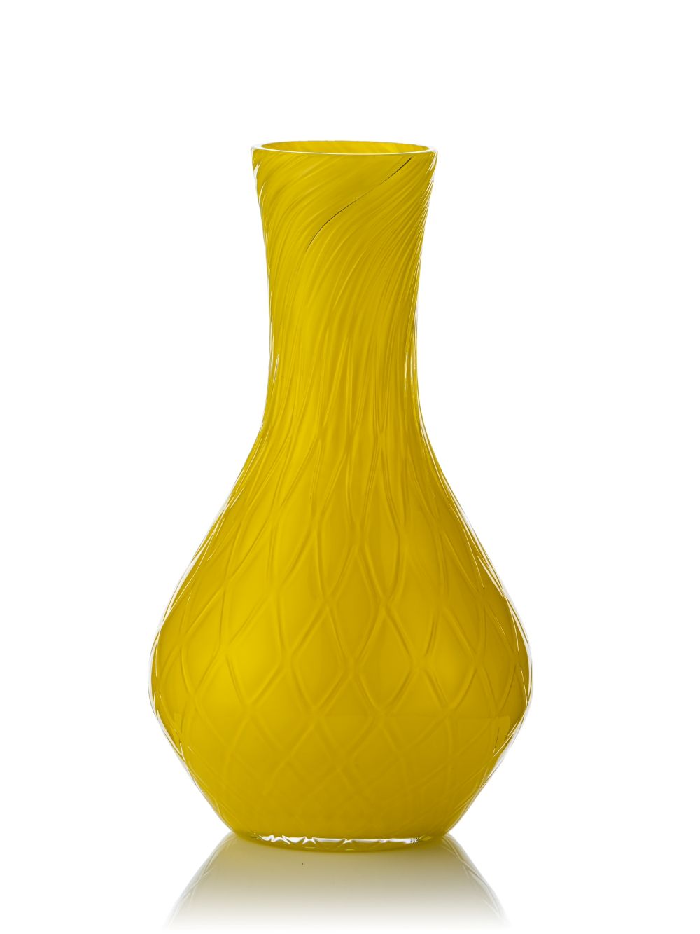 Skleněná váza z kolekce Diamant CLASSIC Yellow - obrázek