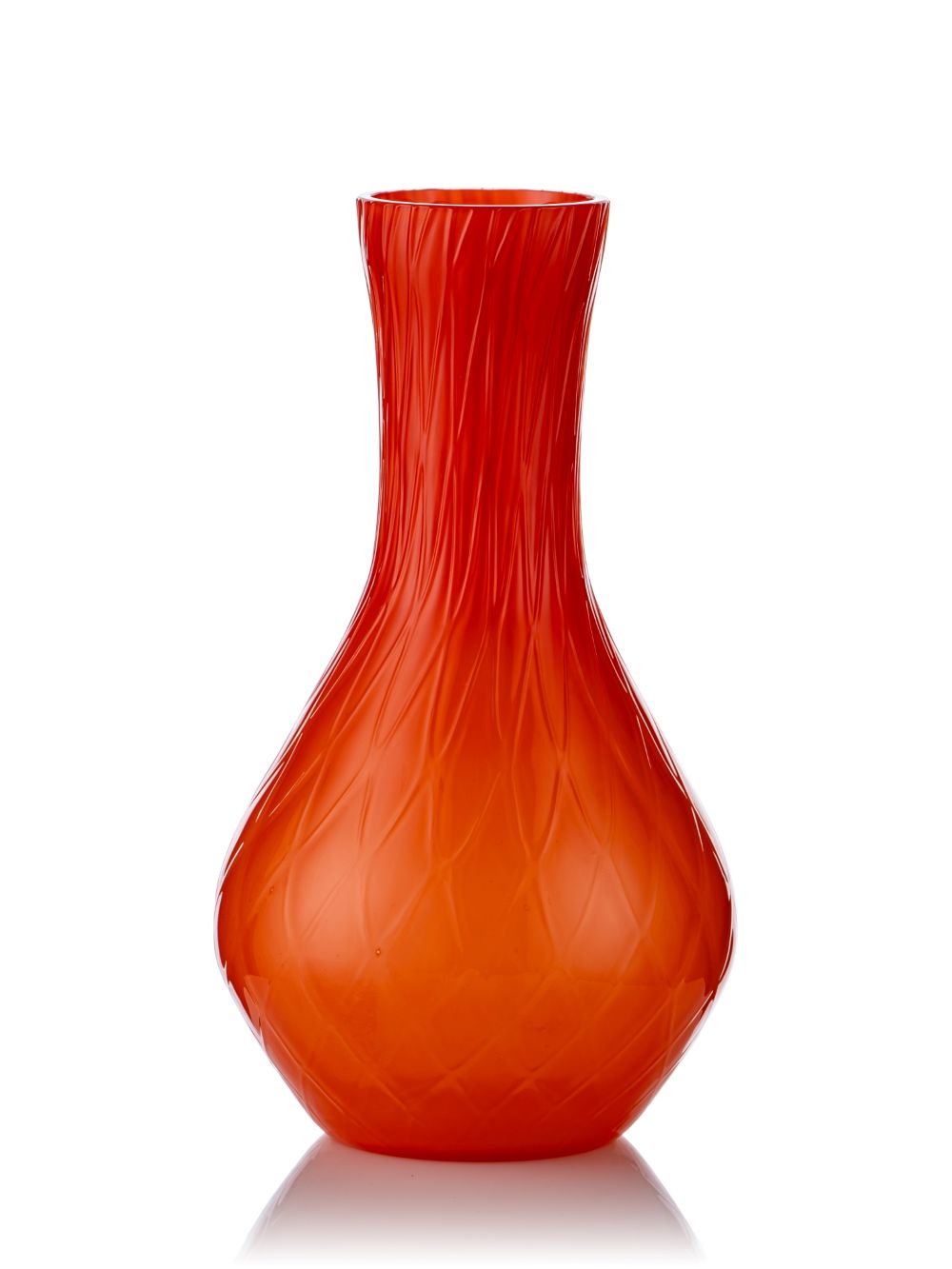 Skleněná váza z kolekce Diamant CLASSIC Red - obrázek