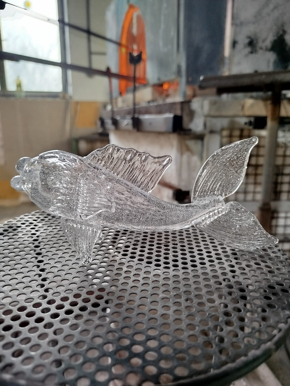 Skleněná rybka Doprodej - obrázek