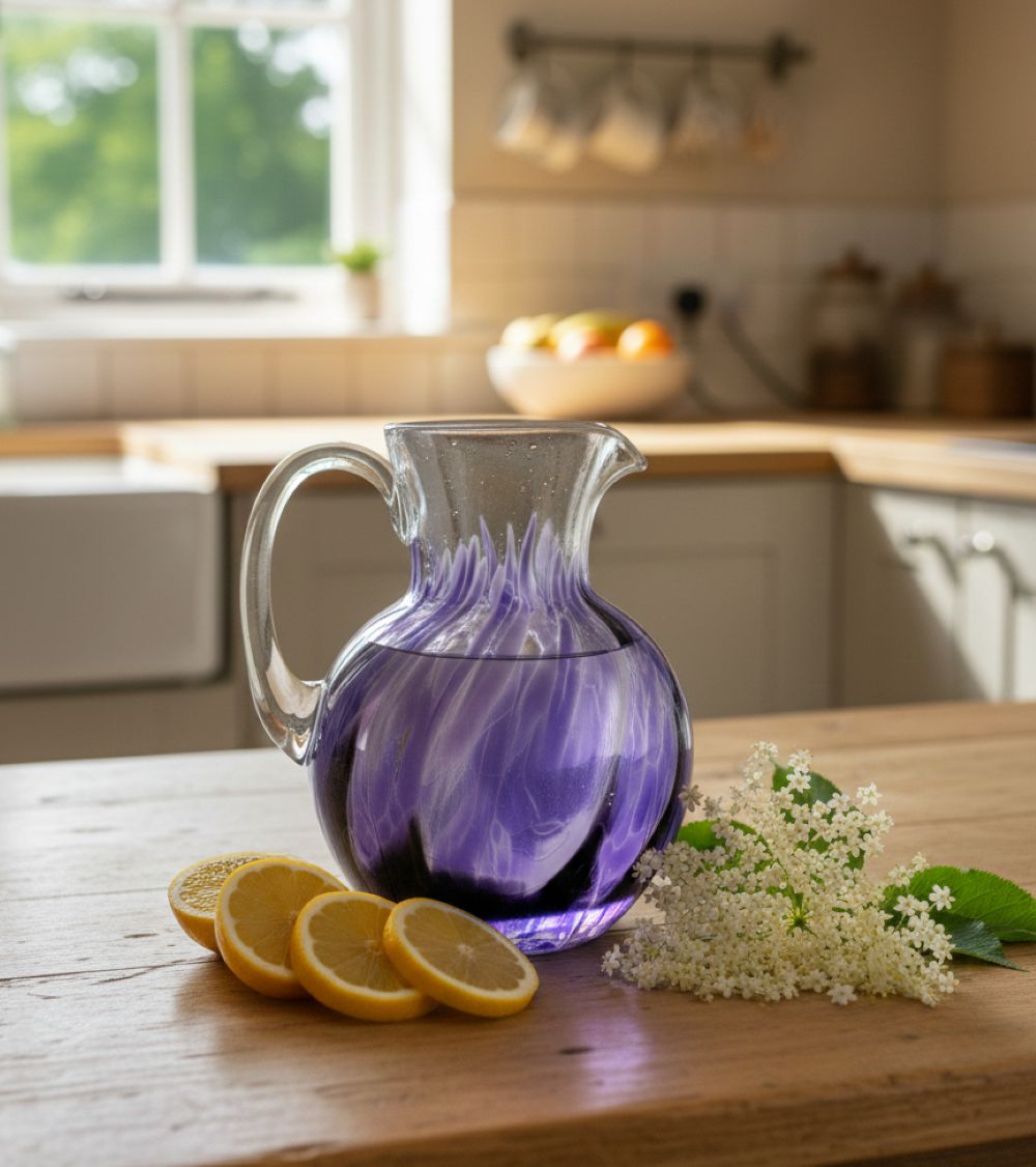 Skleněný džbán 1,8l Violet - obrázek