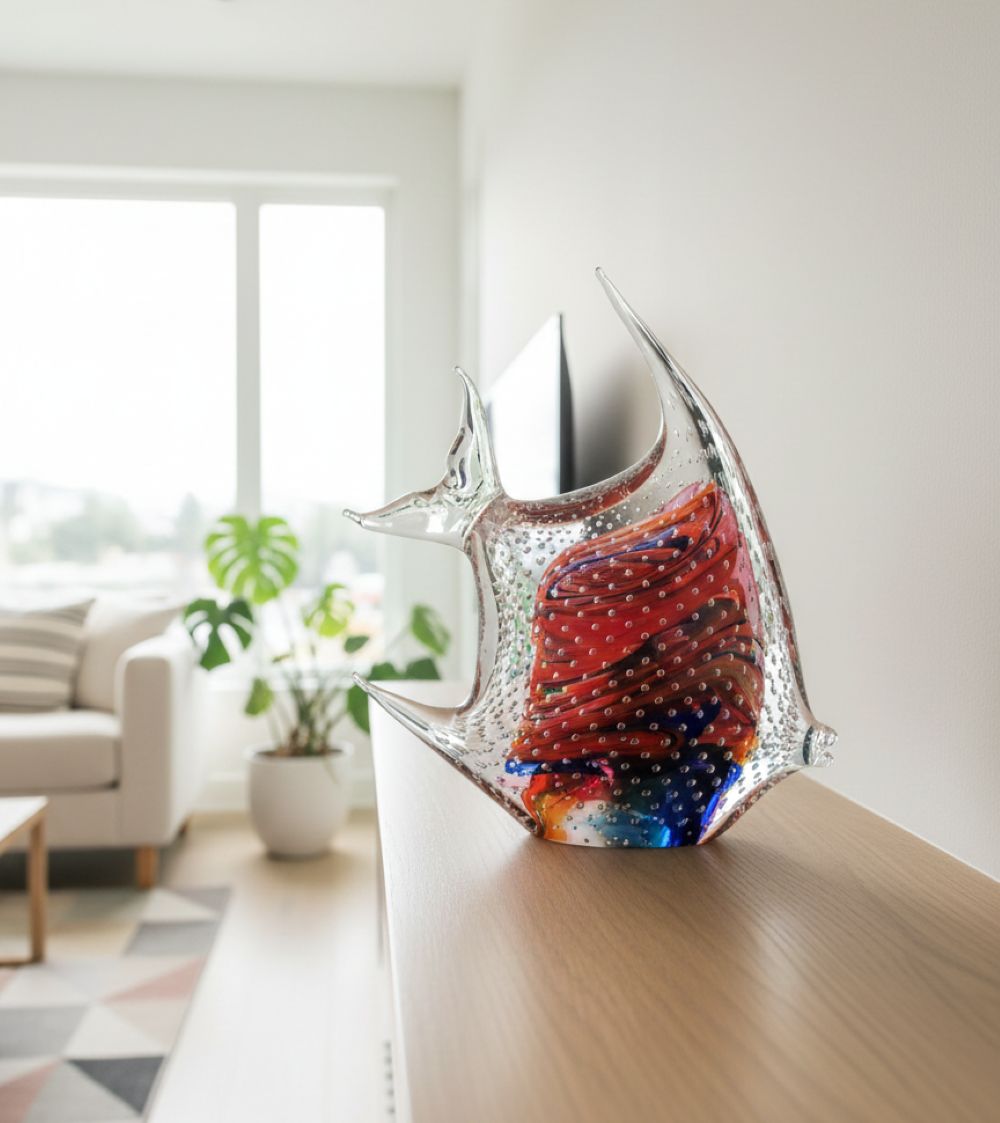 Skleněná ryba Siren - obrázek