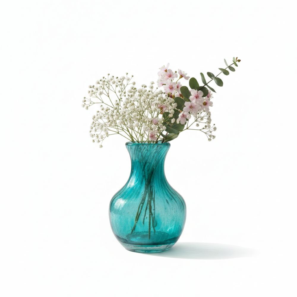 Skleněná vázička Azura - obrázek