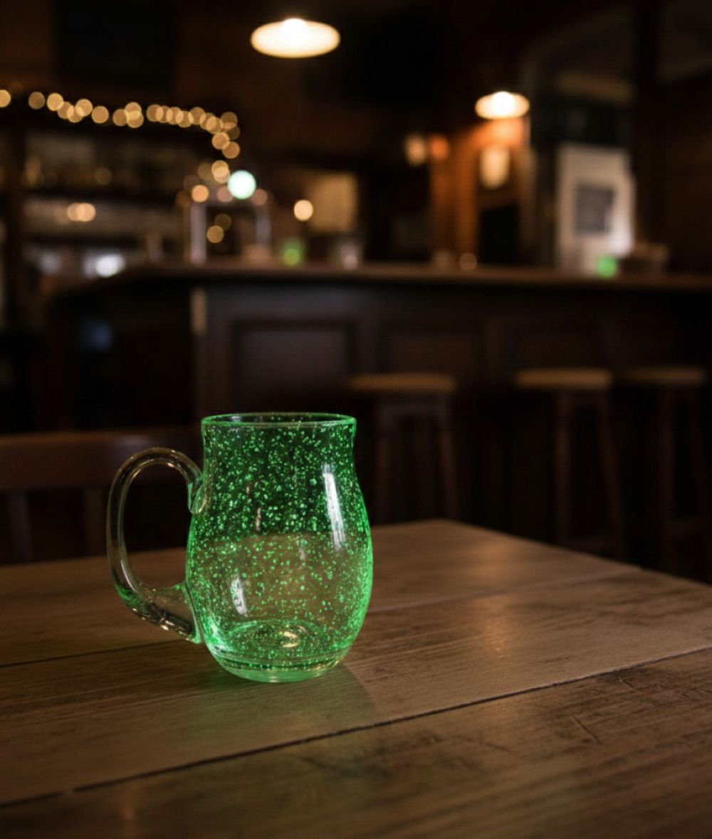 Fluorescenční svítící třetinka Zelená - obrázek