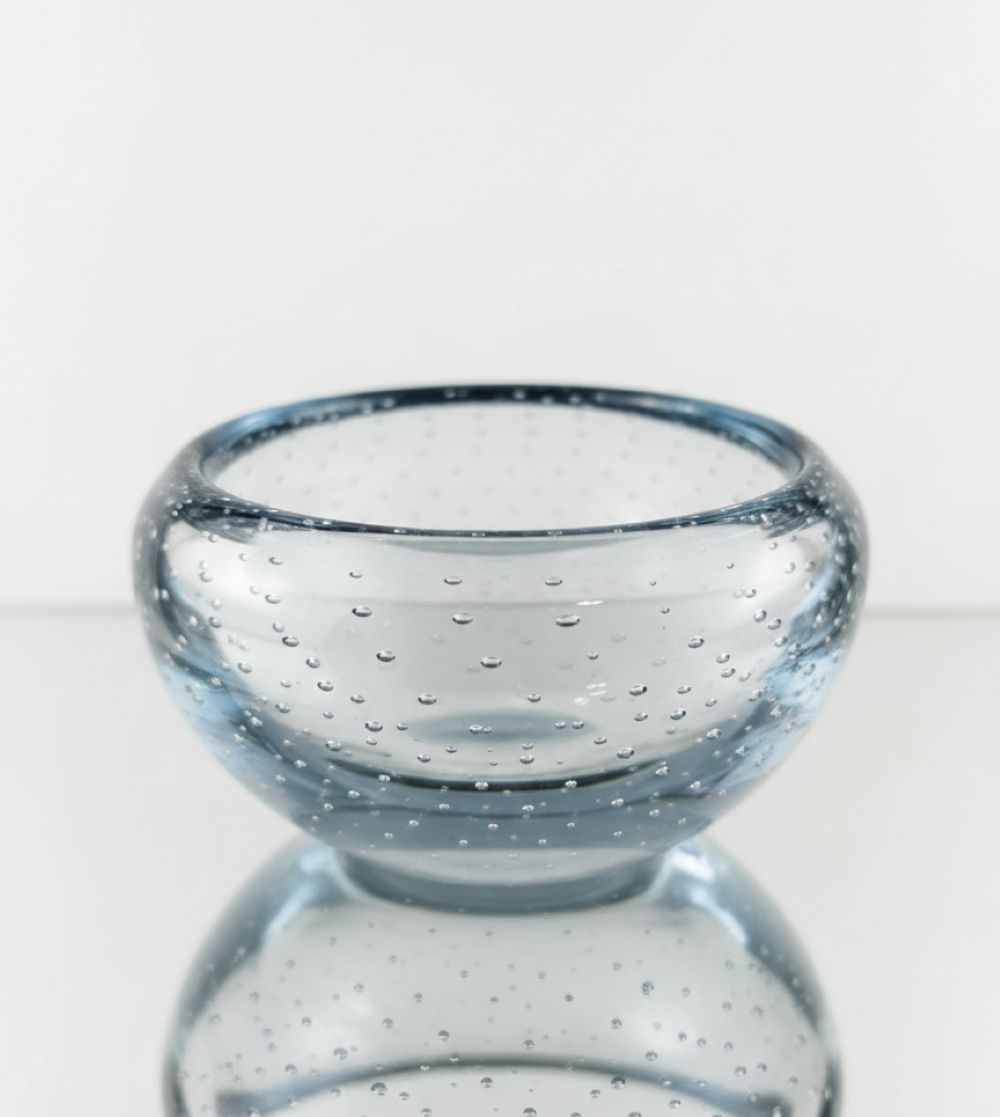 Skleněná miska Světle modrá 12cm - obrázek