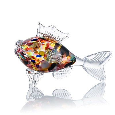 Skleněná ryba Rainbow - obrázek