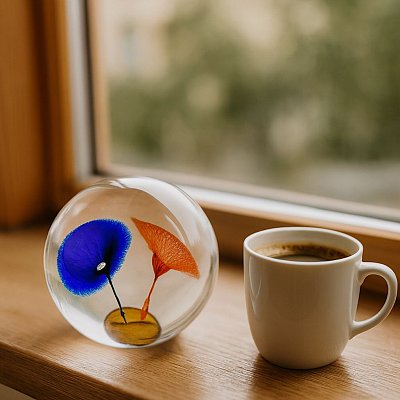 obr/003/i003632-sklenene-tezitko-tiche-kve.jpg Skleněné těžítko Tiché květy - obrázek