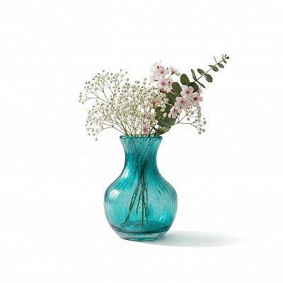 obr/003/i003857-sklenena-vazicka-tyrkys2.jpg Skleněná vázička Azura - obrázek