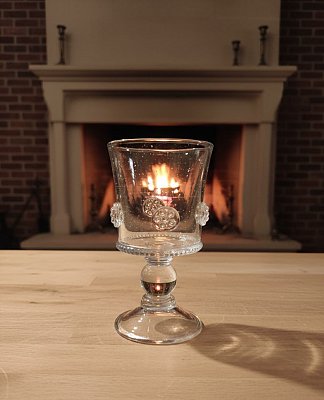 Skleněná číše Křišťál s malinami - obrázek